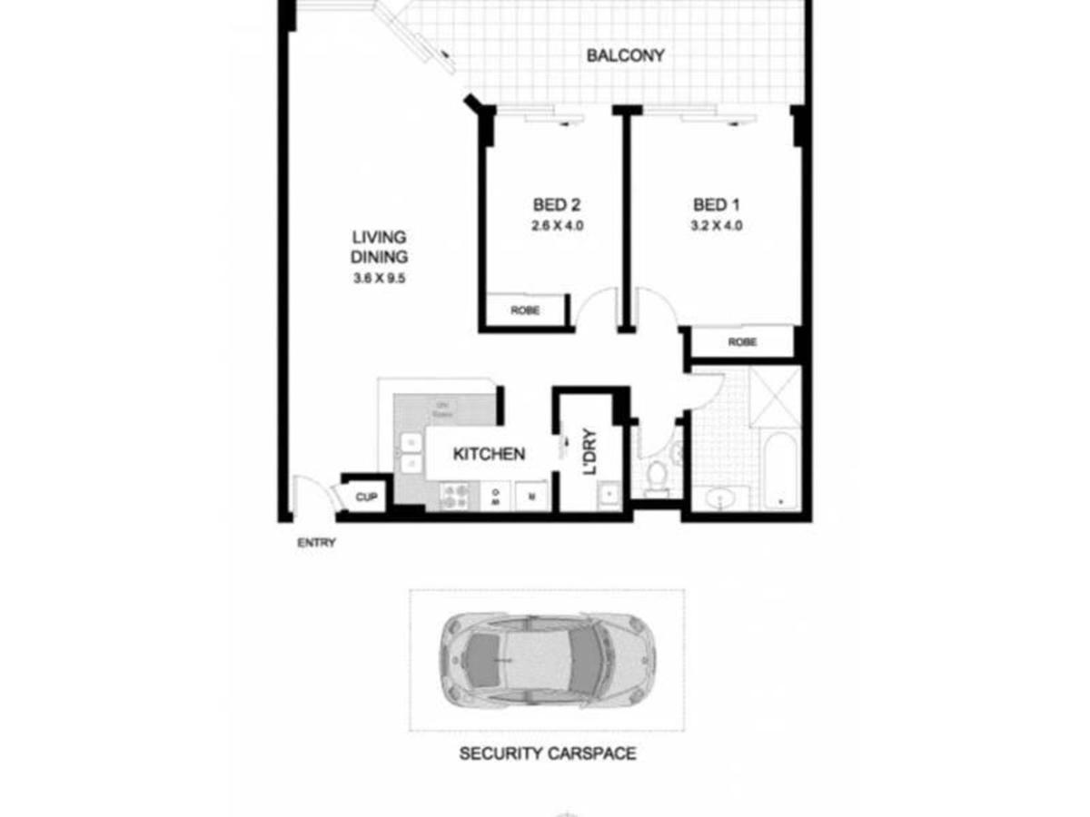 Accommodation Sydney - Kent Street Sydney Cbd Top Floor 2 Bedroom Apartment With Balcony 외부 사진